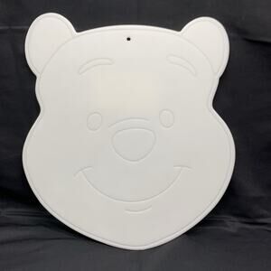 Winnie The Pooh Cutting Board White Polyethylene 12.5"x14.5" Reversible USA
